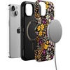 image:imageCasely iPhone 13 Case  Falling for You  Plum Floral  Bold Protective Design  Compatible with MagSafe