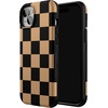 image:imageCasely iPhone 13 Case  Fit Check  Black amp Brown Checkerboard  Bold Protective Design  MagSafe Compatible Design