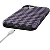 image:imageCasely iPhone 13 Case  Harlequin Midnight Diamond  Black and Purple  Bold Protective Design  MagSafe Compatible Design