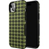 image:imageCasely iPhone 13 Case  Harlequin Wicked Diamond  Black and Green  Bold Protective Design  MagSafe Compatible Design