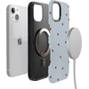 image:imageCasely iPhone 13 Case  Love Lines  Blue Stripes  Bold Protective Design  MagSafe Compatible Design