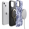image:imageCasely iPhone 13 Case  Love Me Knot  Blue Bow  Bold Protective Design  MagSafe Compatible Design