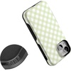 image:imageCasely iPhone 13 Case  Mint Lattice  Sunday Best  Bold Protective Design  Compatible with MagSafe