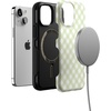 image:imageCasely iPhone 13 Case  Mint Lattice  Sunday Best  Bold Protective Design  Compatible with MagSafe
