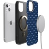 image:imageCasely iPhone 13 Case  On the Dot  Navy Polka Dot  Bold Protective Design  Compatible with MagSafe