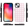 image:imageCasely iPhone 13 Case  Pink Plaid  Sunday Best  Bold Protective Design  Compatible with MagSafe