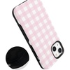 image:imageCasely iPhone 13 Case  Pink Plaid  Sunday Best  Bold Protective Design  Compatible with MagSafe