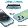 image:imageCasely iPhone 13 Case  Radiant Love  Pink Aura  Bold Protective Design  MagSafe Compatible DesignInner Glow  Green Aura