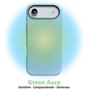 image:imageCasely iPhone 13 Case  Radiant Love  Pink Aura  Bold Protective Design  MagSafe Compatible DesignInner Glow  Green Aura