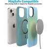 image:imageCasely iPhone 13 Case  Radiant Love  Pink Aura  Bold Protective Design  MagSafe Compatible DesignInner Glow  Green Aura
