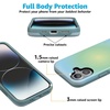 image:imageCasely iPhone 13 Case  Radiant Love  Pink Aura  Bold Protective Design  MagSafe Compatible DesignInner Glow  Green Aura