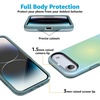 image:imageCasely iPhone 13 Case  Radiant Love  Pink Aura  Bold Protective Design  MagSafe Compatible DesignInner Glow  Green Aura