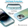 image:imageCasely iPhone 13 Case  Radiant Love  Pink Aura  Bold Protective Design  MagSafe Compatible DesignInner Glow  Green Aura