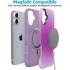 image:imageCasely iPhone 13 Case  Radiant Love  Pink Aura  Bold Protective Design  MagSafe Compatible DesignViolet Soul  Purple Aura