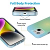 image:imageCasely iPhone 13 Case  Radiant Love  Pink Aura  Compatible with MagSafe  Classic Ultra Slim DesignInner Glow  Green Aura