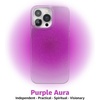image:imageCasely iPhone 13 Case  Radiant Love  Pink Aura  Compatible with MagSafe  Classic Ultra Slim DesignViolet Soul  Purple Aura