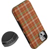 image:imageCasely iPhone 13 Case  Spiced Chai  Fall Plaid  Bold Protective Design  MagSafe Compatible Design