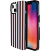 image:imageCasely iPhone 13 Case  Sunday in Brooklyn  Chocolate Blue Stripes  Bold Protective Design  Compatible with MagSafe