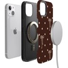 image:imageCasely iPhone 13 Case  Teddy Bows  Brown Polka Dot  Bold Protective Design  MagSafe Compatible Design