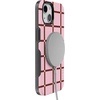 image:imageCasely iPhone 13 Case  Uptown Gridlock  Pink Checkerboard  Bold Protective Design  Compatible with MagSafe