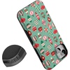 image:imageCasely iPhone 13 Mini Case  All Decked Out  Festive Ornaments  Bold Protective Design  MagSafe Compatible Design
