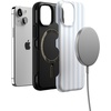 image:imageCasely iPhone 13 Mini Case  Blue Stripes  Sunday Best  Bold Protective Design  Compatible with MagSafe