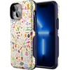 image:imageCasely iPhone 13 Mini Case  Clear Skies  Clear Shimmer  Compatible with MagSafe  Classic Ultra Slim DesignAll the Fun Things  Fun on Weekdays