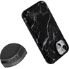 image:imageCasely iPhone 13 Mini Case  Clear Skies  Clear Shimmer  Compatible with MagSafe  Classic Ultra Slim DesignBlack Pearl  Classic Black Marble