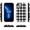 image:imageCasely iPhone 13 Mini Case  Clear Skies  Clear Shimmer  Compatible with MagSafe  Classic Ultra Slim DesignCheck Me Out  Checkerboard