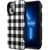 image:imageCasely iPhone 13 Mini Case  Clear Skies  Clear Shimmer  Compatible with MagSafe  Classic Ultra Slim DesignCheck Me Out  Checkerboard