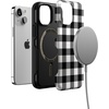 image:imageCasely iPhone 13 Mini Case  Clear Skies  Clear Shimmer  Compatible with MagSafe  Classic Ultra Slim DesignCheck Me Out  Checkerboard