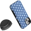 image:imageCasely iPhone 13 Mini Case  Clear Skies  Clear Shimmer  Compatible with MagSafe  Classic Ultra Slim DesignCoastal Blues  Denim Stars