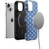 image:imageCasely iPhone 13 Mini Case  Clear Skies  Clear Shimmer  Compatible with MagSafe  Classic Ultra Slim DesignCoastal Blues  Denim Stars