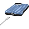 image:imageCasely iPhone 13 Mini Case  Clear Skies  Clear Shimmer  Compatible with MagSafe  Classic Ultra Slim DesignCoastal Blues  Denim Stars
