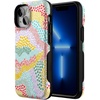 image:imageCasely iPhone 13 Mini Case  Clear Skies  Clear Shimmer  Compatible with MagSafe  Classic Ultra Slim DesignColor Me Happy  Pattern Colorblock