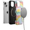 image:imageCasely iPhone 13 Mini Case  Clear Skies  Clear Shimmer  Compatible with MagSafe  Classic Ultra Slim DesignColor Me Happy  Pattern Colorblock
