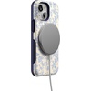 image:imageCasely iPhone 13 Mini Case  Clear Skies  Clear Shimmer  Compatible with MagSafe  Classic Ultra Slim DesignCupids Canvas  Periwinkle Floral