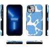 image:imageCasely iPhone 13 Mini Case  Clear Skies  Clear Shimmer  Compatible with MagSafe  Classic Ultra Slim DesignCurrent MOOd  Light Blue Cow Print