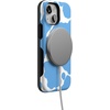 image:imageCasely iPhone 13 Mini Case  Clear Skies  Clear Shimmer  Compatible with MagSafe  Classic Ultra Slim DesignCurrent MOOd  Light Blue Cow Print