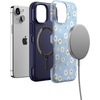 image:imageCasely iPhone 13 Mini Case  Clear Skies  Clear Shimmer  Compatible with MagSafe  Classic Ultra Slim DesignDaisy Daydream  Baby Blue Floral
