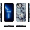 image:imageCasely iPhone 13 Mini Case  Clear Skies  Clear Shimmer  Compatible with MagSafe  Classic Ultra Slim DesignDeep Sea  Blue Marble