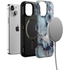 image:imageCasely iPhone 13 Mini Case  Clear Skies  Clear Shimmer  Compatible with MagSafe  Classic Ultra Slim DesignDeep Sea  Blue Marble