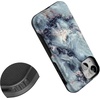 image:imageCasely iPhone 13 Mini Case  Clear Skies  Clear Shimmer  Compatible with MagSafe  Classic Ultra Slim DesignDeep Sea  Blue Marble