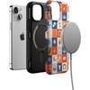 image:imageCasely iPhone 13 Mini Case  Clear Skies  Clear Shimmer  Compatible with MagSafe  Classic Ultra Slim DesignDirt Road Chic  Western Squares