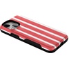 image:imageCasely iPhone 13 Mini Case  Clear Skies  Clear Shimmer  Compatible with MagSafe  Classic Ultra Slim DesignEast Coast Summer  Red Stripes