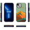image:imageCasely iPhone 13 Mini Case  Clear Skies  Clear Shimmer  Compatible with MagSafe  Classic Ultra Slim DesignEndless Peaks  Colorblock Mountain