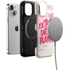 image:imageCasely iPhone 13 Mini Case  Clear Skies  Clear Shimmer  Compatible with MagSafe  Classic Ultra Slim DesignExtra Dirty Please  Fun on Weekdays