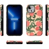 image:imageCasely iPhone 13 Mini Case  Clear Skies  Clear Shimmer  Compatible with MagSafe  Classic Ultra Slim DesignFeeling Peachy  Blush Vines