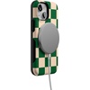 image:imageCasely iPhone 13 Mini Case  Clear Skies  Clear Shimmer  Compatible with MagSafe  Classic Ultra Slim DesignFit Check  Green Checkerboard