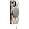 image:imageCasely iPhone 13 Mini Case  Clear Skies  Clear Shimmer  Compatible with MagSafe  Classic Ultra Slim DesignFit Check  Neutral Checkerboard Checkered